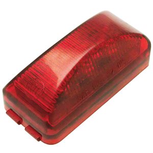  2.5" x 1" MARKER / CLEARANCE LIGHT, 8 LED, RED