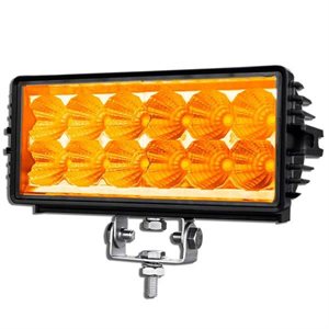 7.9" OFF-ROAD, LIGHT BAR, AMBER LED, DOUBLE ROW, 1350LM-SPOT